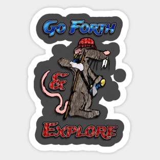 Go Forth & Explore Sticker